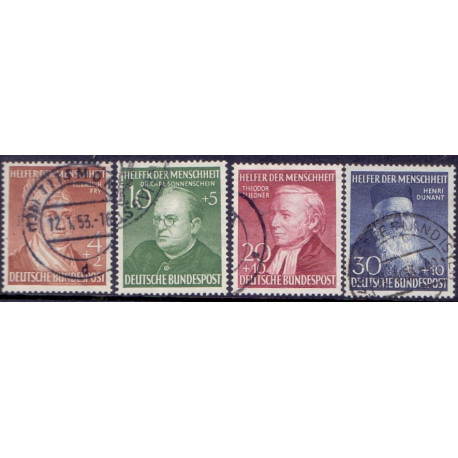 Vesttyskland. 1952. Velgørenhedsmærker. AFA 1119-22 **, st.