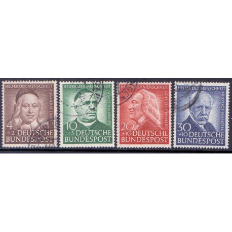 Vesttyskland. 1953. Velgørenhedsmærker. AFA 1136-39 **    , st.