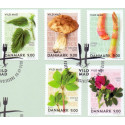 2018. Vild mad, AFA nr. 1941-45, postfrisk   Stemplet FDC