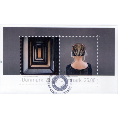 2016. Frimærkekunst, AFA nr. 1867-68A, postfrisk Stemplet FDC