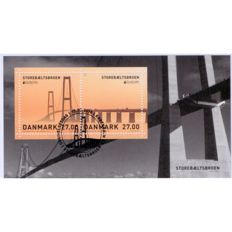 2018. Europa. CEPT. Broer, miniark, AFA nr. 1940A, postfrisk    Stemplet FDC