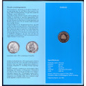 H.K.H. Kronprins Frederiks erindringsmønt 10 kroner 1986 i folder (oplag 2000)