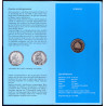 H.K.H. Kronprins Frederiks erindringsmønt 10 kroner 1986 i folder (oplag 2000)