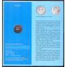 H.K.H. Kronprins Frederiks erindringsmønt 10 kroner 1986 i folder (oplag 2000)