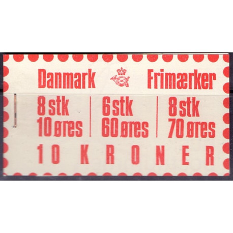 Danmark 10 kr. frimærkehæfte AFA H5