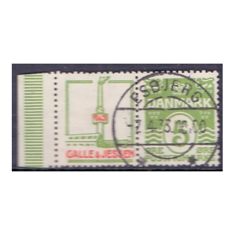 Galle & Jessen. AFA nr. 44 **        stemplet postfrisk brev