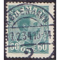 1921-22. Chr. X. 60 Øre . AFA nr. 130 postfrisk  Ubrugt Stemplet FDC