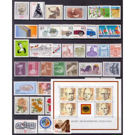 Vesttyskland. 1982. Komplet årgang ** AFA nr. 2061-2104  , st.