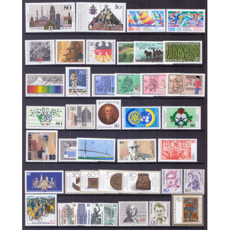 Vesttyskland. 1987. Komplet årgang **. AFA nr. 2249-2289  , st.