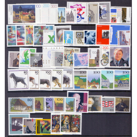Vesttyskland. 1995. Komplet årgang **. AFA nr. 2713-2774  , st.