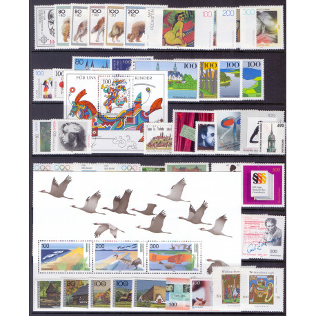 Vesttyskland. 1996. Komplet årgang **. AFA nr. 2775-2835  , st.