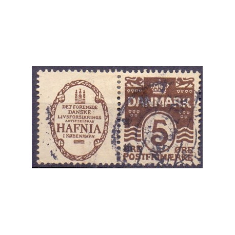 Hafnia AFA nr. 1 **  stemplet postfrisk brev