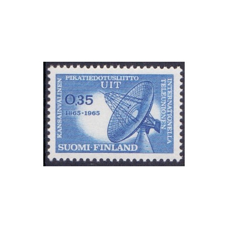 Finland. 1965. UIT 100 år. AFA nr. 613 **      , postfrisk stemplet FDC