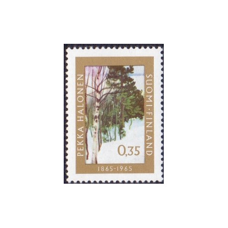 Finland. 1965. Pekka Haloen. AFA nr. 615 **      , postfrisk stemplet FDC