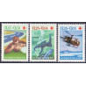 Finland. 1966. Røde Kors. AFA nr. 617-19 **      , postfrisk stemplet FDC