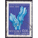 Finland. 1966. Folkeskolen og NORDIA. AFA nr. 620-21 **      , postfrisk stemplet FDC