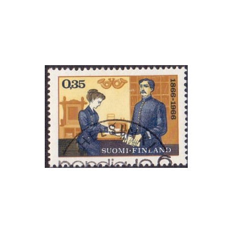Finland. 1966. Folkeskolen og NORDIA. AFA nr. 620-21 **      , postfrisk stemplet FDC