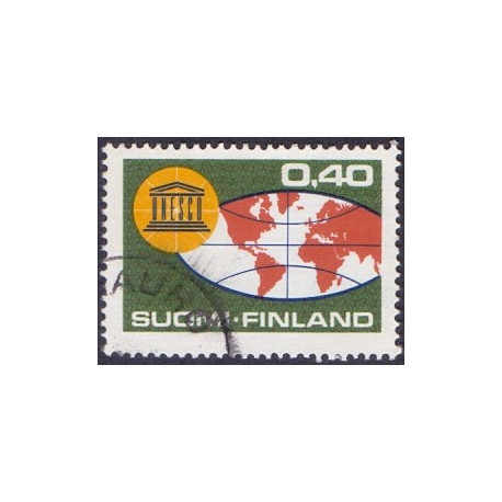 Finland. 1966. UNESCO og Rigspoliti. AFA nr. 622-23 **     , postfrisk stemplet FDC