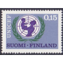 Finland. 1966. Forsikring og UNICEF jubilæum. AFA nr. 624-25 **     , postfrisk stemplet FDC