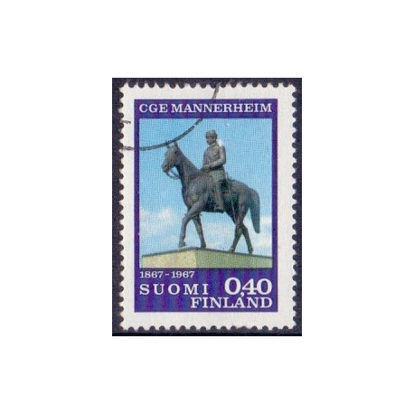 Finland. 1967. Mannerheim og Finske nybyggere. AFA nr. 634-35 **   , postfrisk stemplet FDC