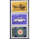 Finland. 1967. Røde Kors. AFA nr. 638-40 **   , postfrisk stemplet FDC