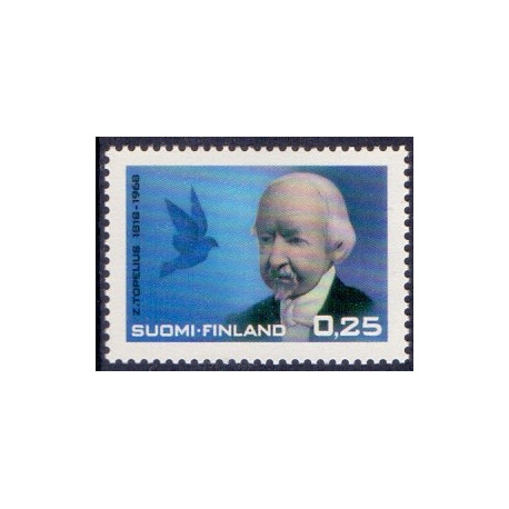 Finland. 1968.  Z. Topelius & vinterturisme. AFA nr. 645-46 **  , postfrisk stemplet FDC