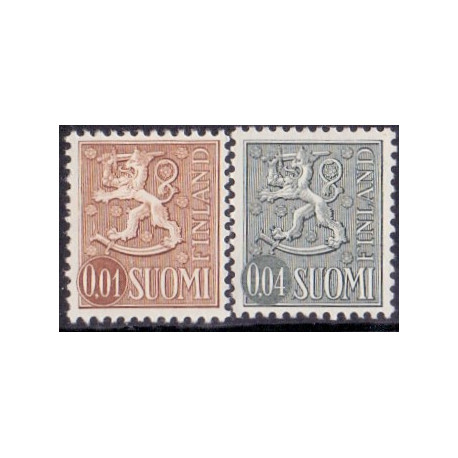 Finland. 1968. Suppleringsværdier. AFA nr. 650-51 **  , postfrisk stemplet FDC