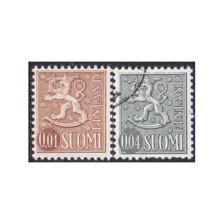 Finland. 1968. Suppleringsværdier. AFA nr. 650-51 **  , postfrisk stemplet FDC