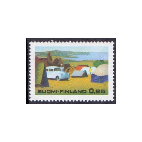 Finland. 1968.  Sommerturisme & Træforædlingindustrien. AFA nr. 655-56 **  , postfrisk stemplet FDC