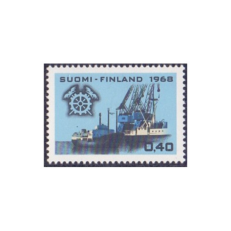 Finland. 1968.  Centralhandel, Metalindustri & Studenterkors. AFA nr. 659-61**  , postfrisk stemplet FDC