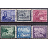 Rige. 1944. Postens velgørenhedsmærker. AFA nr. 883-88 **   st. used
