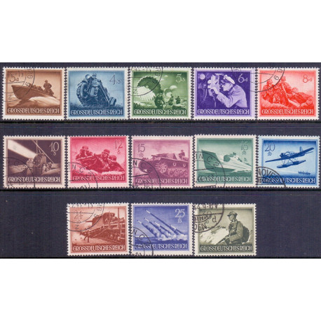 Rige. 1944. Heltemindedagen. AFA nr. 869-81 **   st. used
