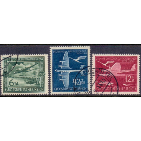 Rige. 1944. Luftpost. AFA nr. 861-63 **   st. used