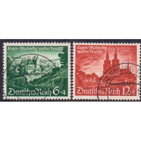 Rige. 1940. Eupen & Malmédy. AFA nr. 743-44 **          st. used