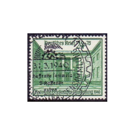 Rige. 1940. National frimærkeudstilling. AFA nr 738 **