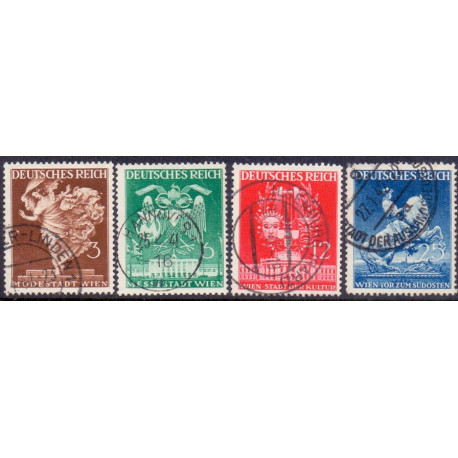 Rige. 1941. Wien messe. AFA nr. 763-66 **        st. used