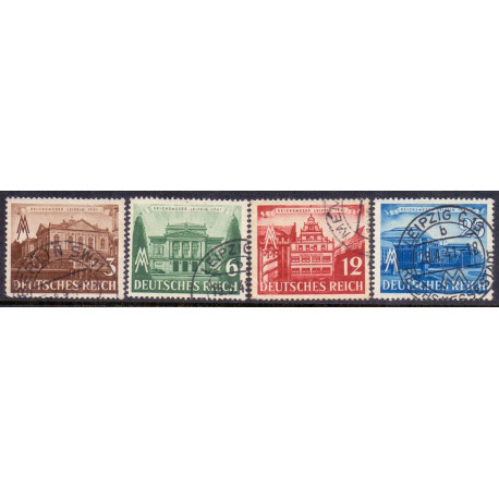 Rige. 1941. Leipzig messe. AFA nr. 757-62 **        st. used