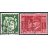 Rige. 1941, Frimærkets dag & Våbenbroderskab. AFA nr. 757-58 **        st. used