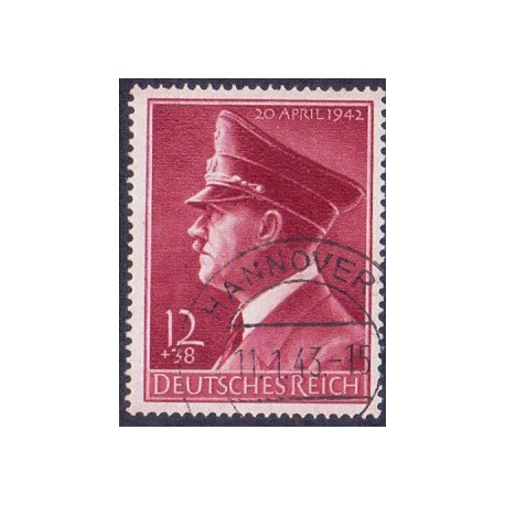 Rige. 1942.  Hitlers fødselsdag. AFA nr. 808 **     st. used
