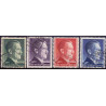 Rige. 1942. Adolf Hitler, suppleringsværdier. AFA nr. 804-807 **     st. used