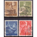 Rige. 1943. Arbejdtjenste. AFA nr. 845-48 **   st. used