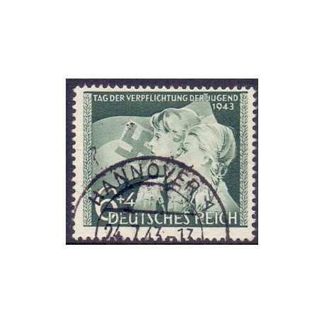 Rige. 1943. Ungdomsløftet. AFA nr. 838 **    st. used