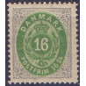 1871. 16 Sk. Grå/grøn.  AFA nr.20 st. **