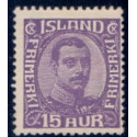 Island. 1920. Chr. X. AFA nr. 90 **  postfrisk st. stemplet FDC