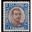 Island. 1920. Chr. X. AFA nr. 96 **  postfrisk st. stemplet FDC