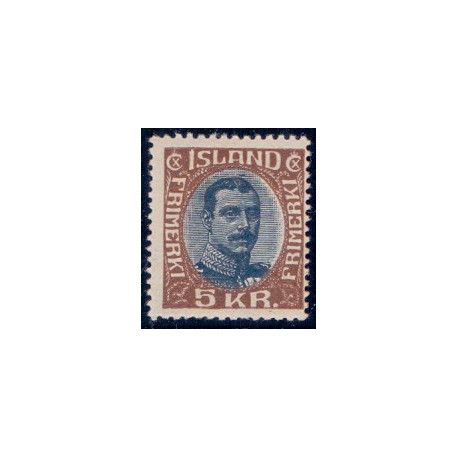 Island. 1920. Chr. X. AFA nr. 98 **  postfrisk st. stemplet FDC
