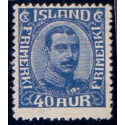 Island. 1921-22. Chr. X. 40 Aur. AFA nr. 103  ** postfrisk st. stemplet FDC