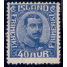 Island. 1921-22. Chr. X. 40 Aur. AFA nr. 103  ** postfrisk st. stemplet FDC