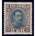 Island. 1931-33. Chr. X Ny gravering. 2 kr. AFA nr. 165  **   postfrisk st. stemplet FDC