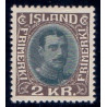 Island. 1931-33. Chr. X Ny gravering. 2 kr. AFA nr. 165  **   postfrisk st. stemplet FDC